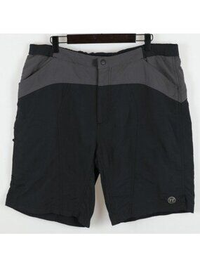 Novara Men's Large Black & Gray Padded Cycling Shorts